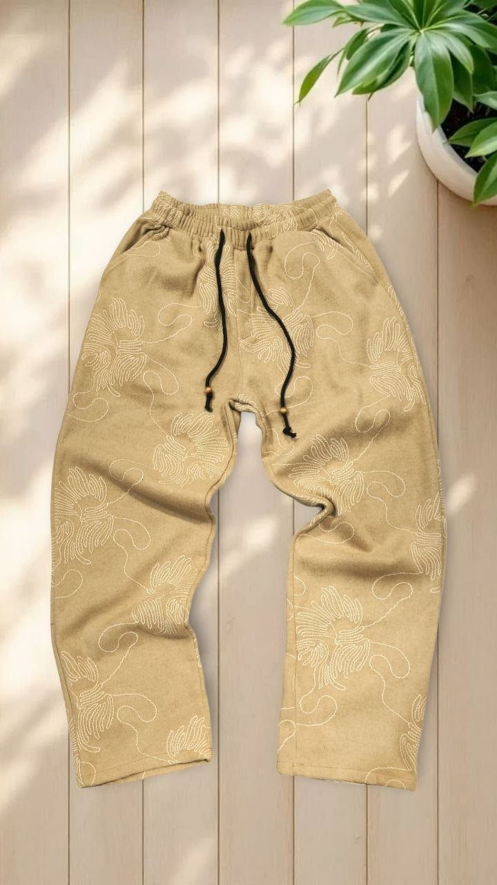 Men’s Bohemian Relax Fit Drawstring Pants