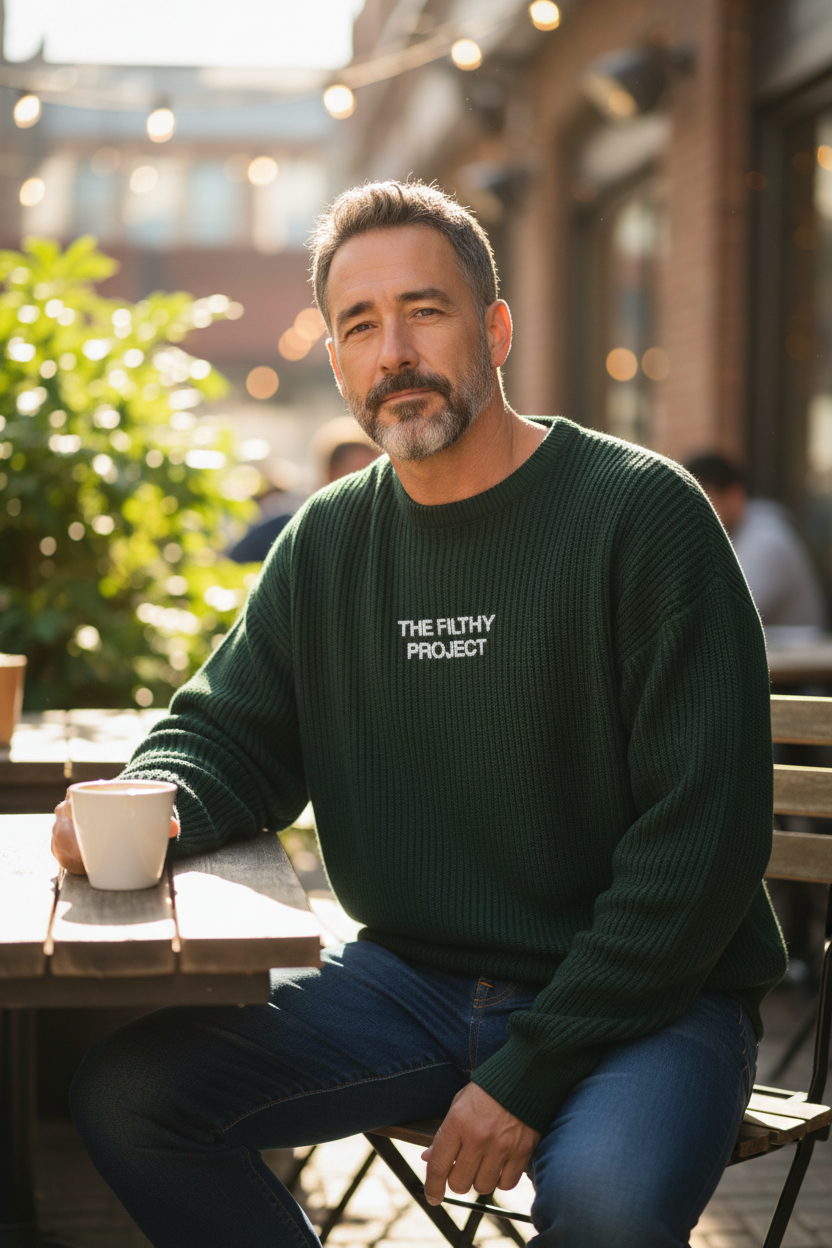 Men Knit Sweater - The Filthy Project  1 pack 6 PCS Set