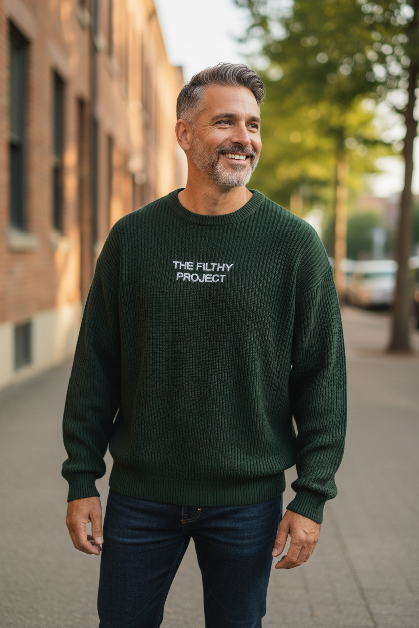 Men Knit Sweater - The Filthy Project  1 pack 6 PCS Set