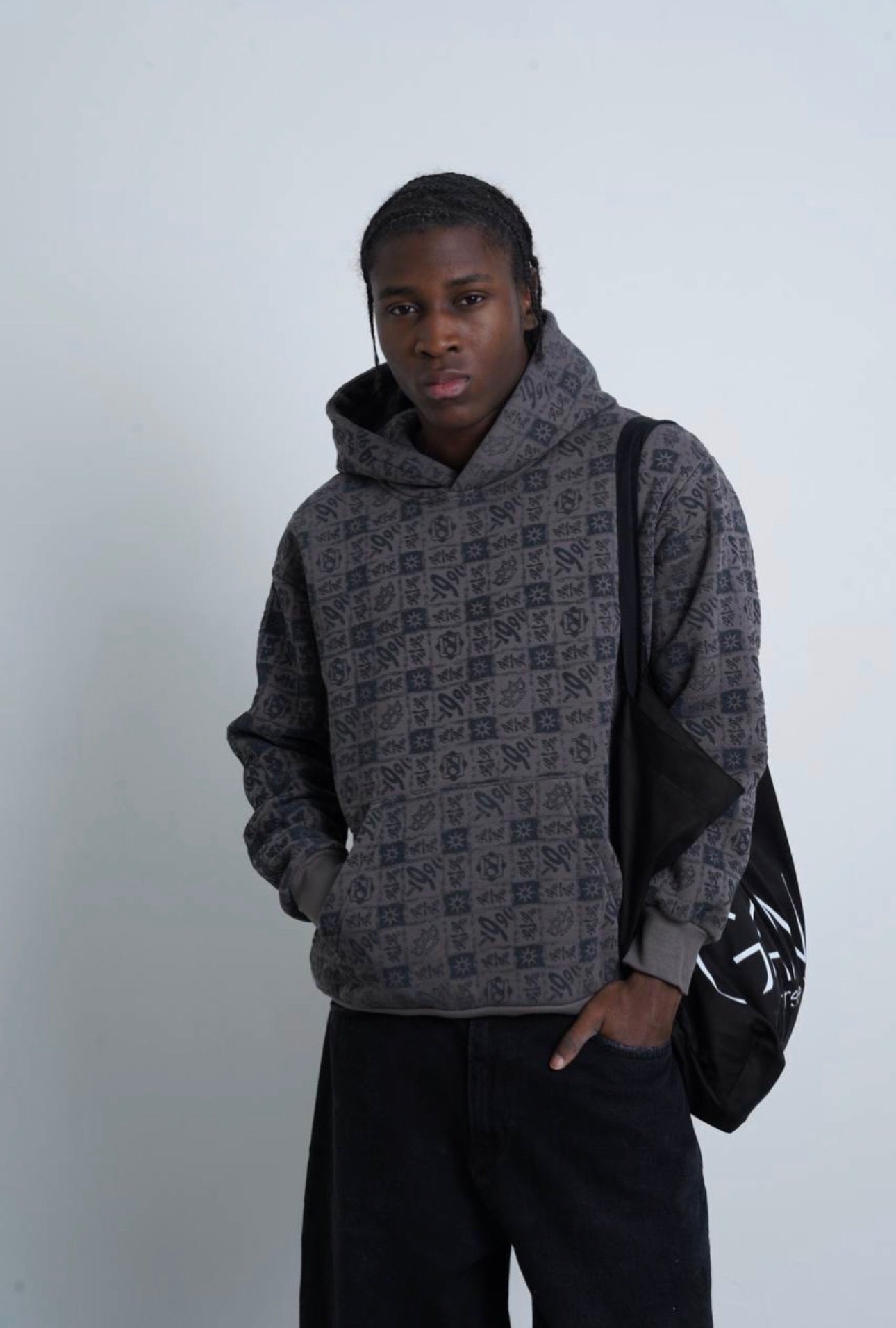 Men’s Patterned Hoodie – Premium Fleece | Wholesale Pack (6 PCS)