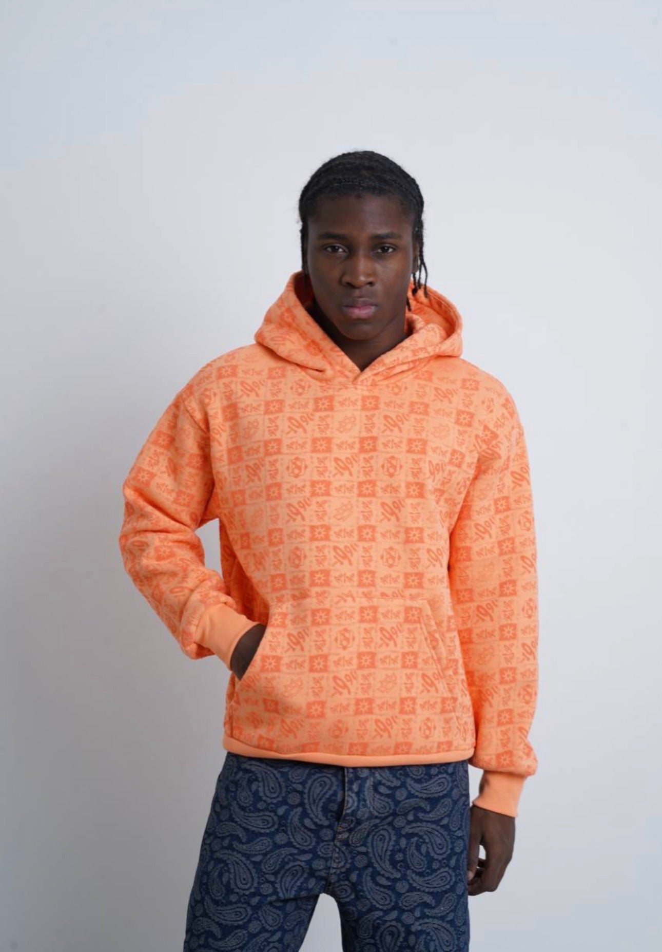 Men’s Patterned Hoodie – Premium Fleece | Wholesale Pack (6 PCS)