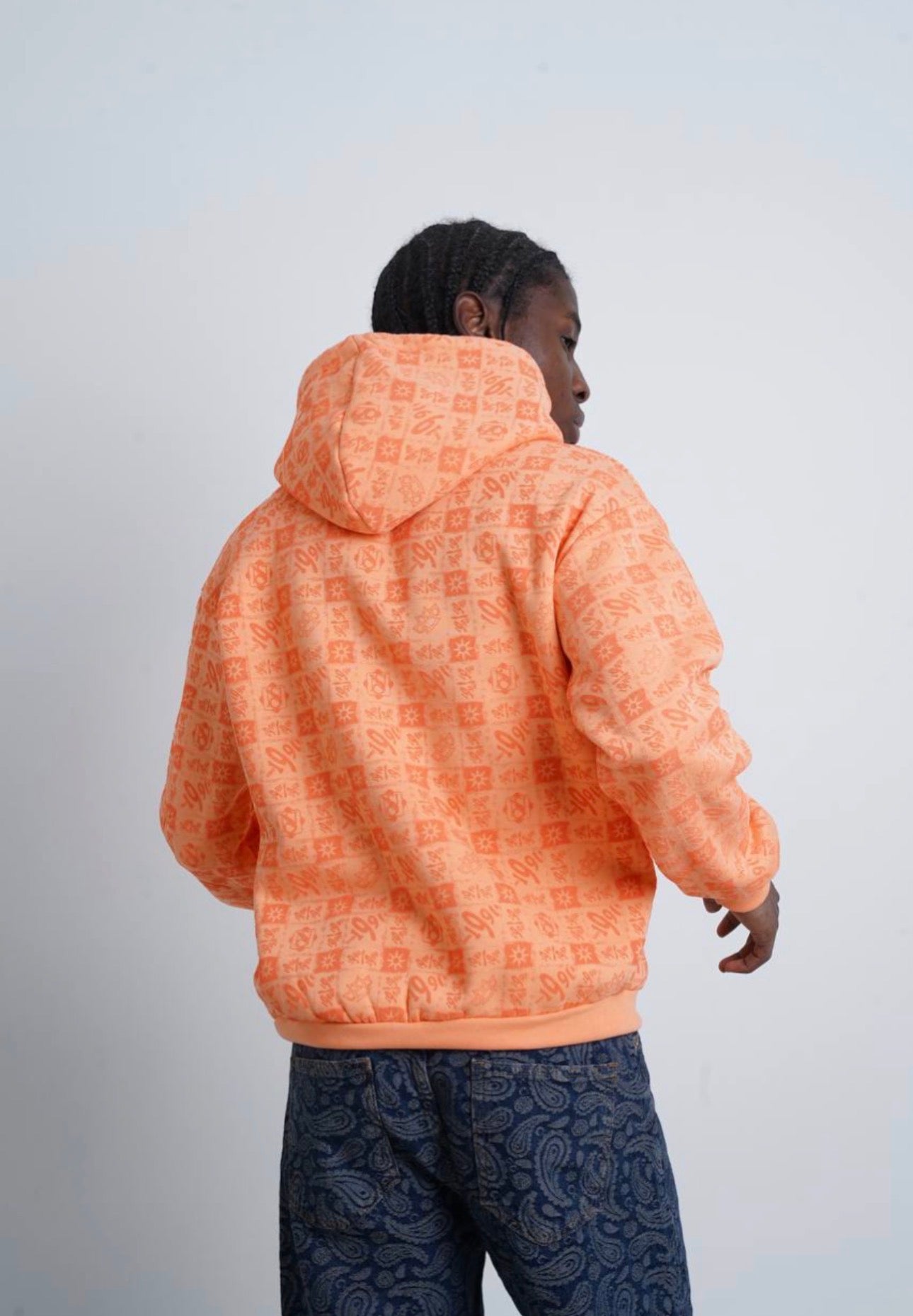 Men’s Patterned Hoodie – Premium Fleece | Wholesale Pack (6 PCS)