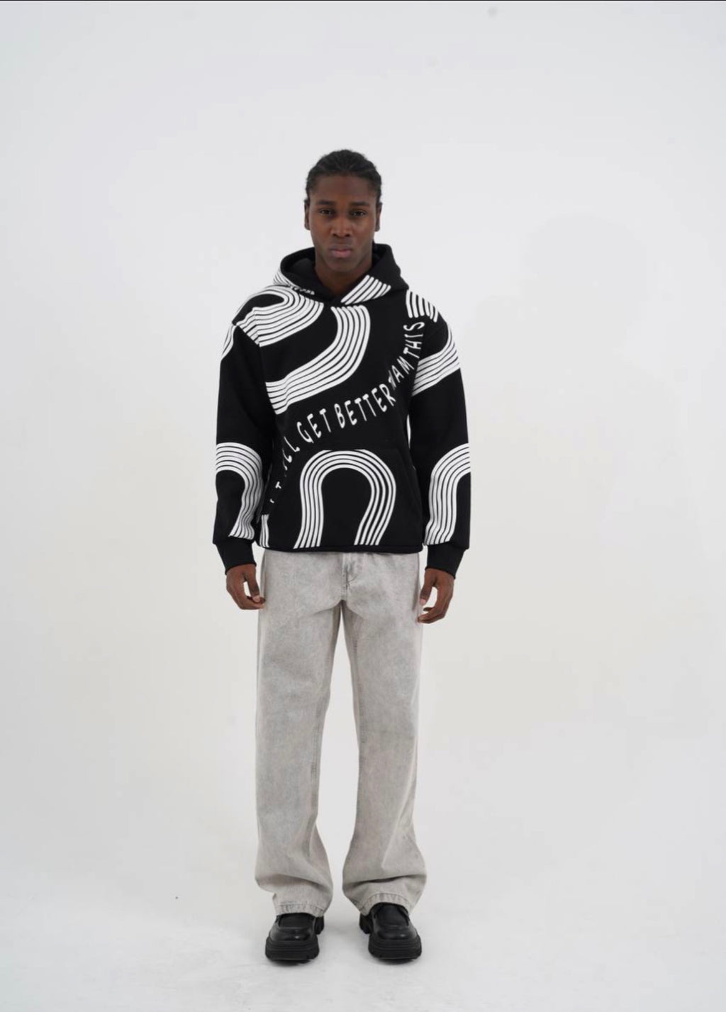 Men’s Patterned Hoodie – Premium Fleece | Wholesale Pack (6 PCS)