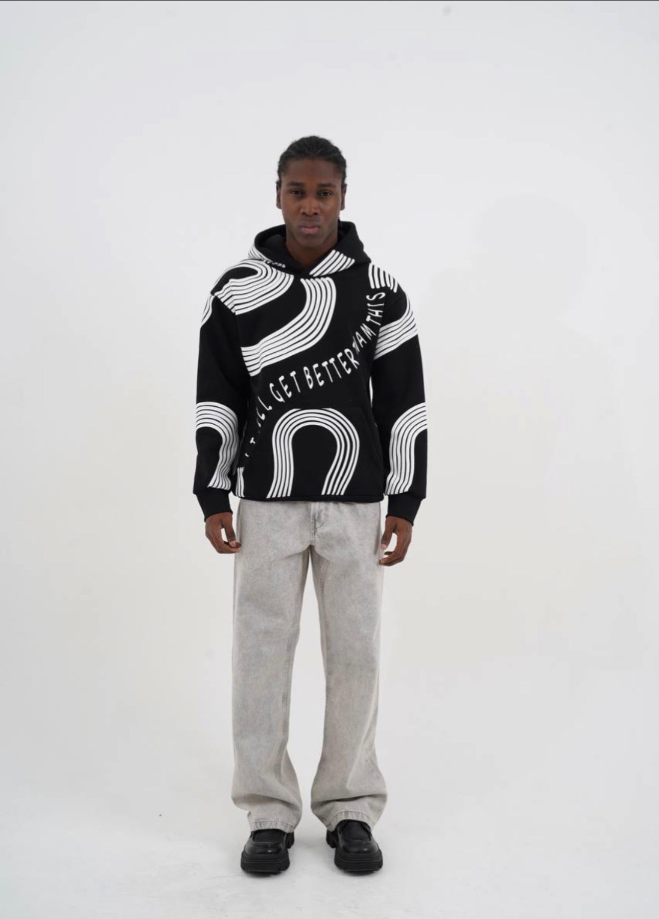 Men’s Patterned Hoodie – Premium Fleece | Wholesale Pack (6 PCS)