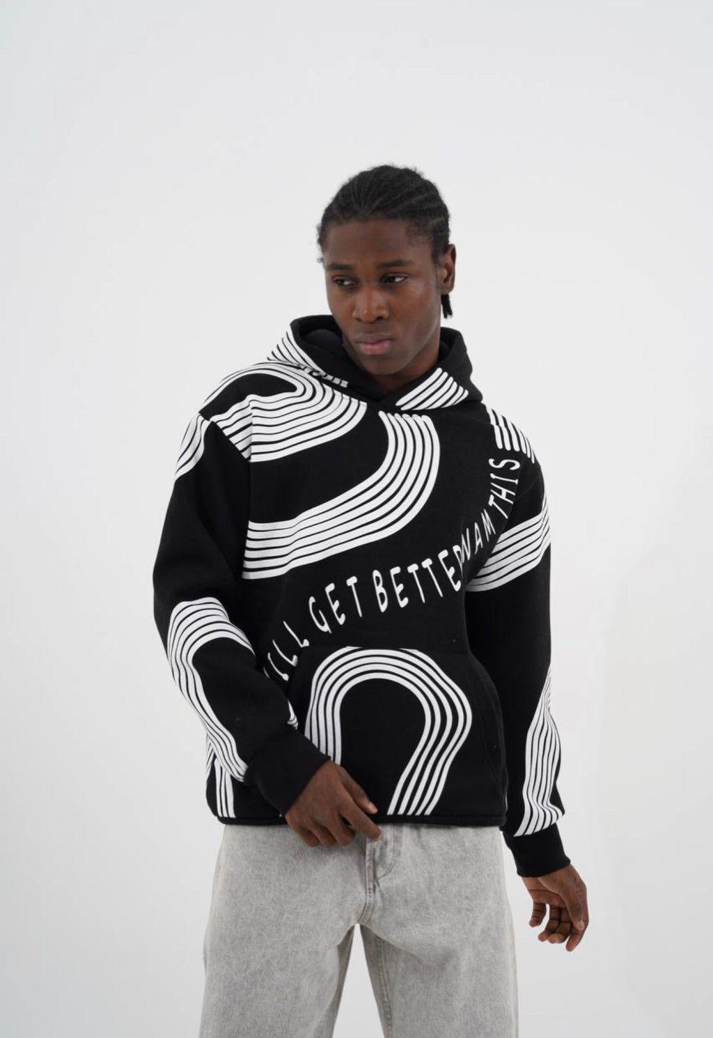 Men’s Patterned Hoodie – Premium Fleece | Wholesale Pack (6 PCS)