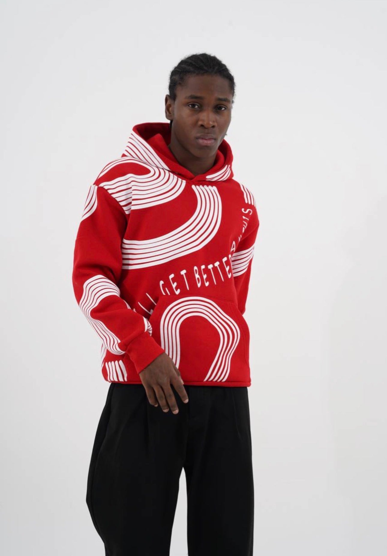 Men’s Patterned Hoodie – Premium Fleece | Wholesale Pack (6 PCS)