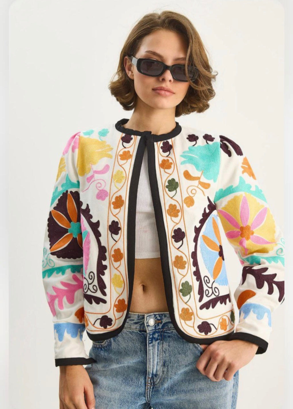 Women’s Embroidered Melton Jacket – Not Printed – Wholesale Pack (3 PCS / S-M-L)