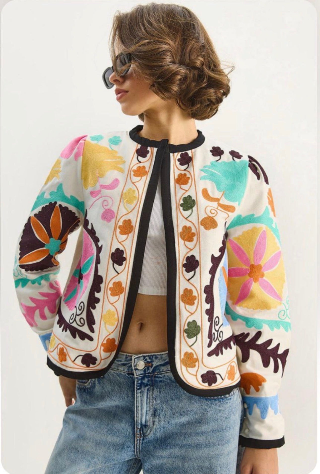 Women’s Embroidered Melton Jacket – Not Printed – Wholesale Pack (3 PCS / S-M-L)