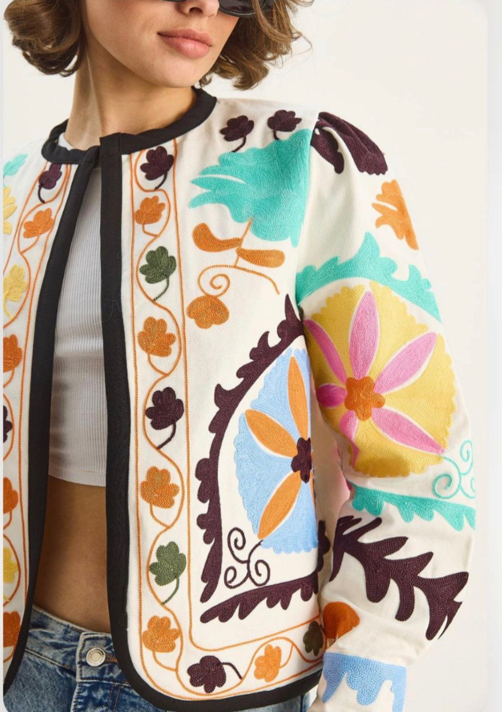 Women’s Embroidered Melton Jacket – Not Printed – Wholesale Pack (3 PCS / S-M-L)