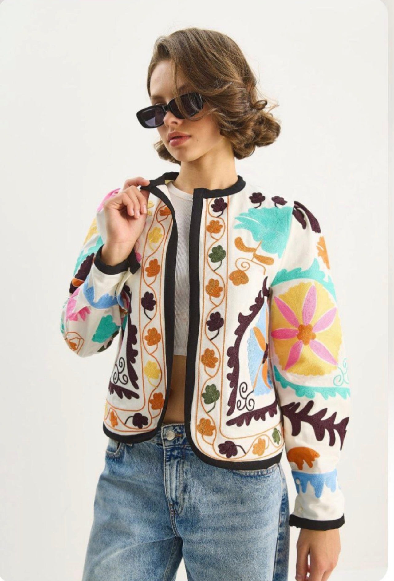 Women’s Embroidered Melton Jacket – Not Printed – Wholesale Pack (3 PCS / S-M-L)