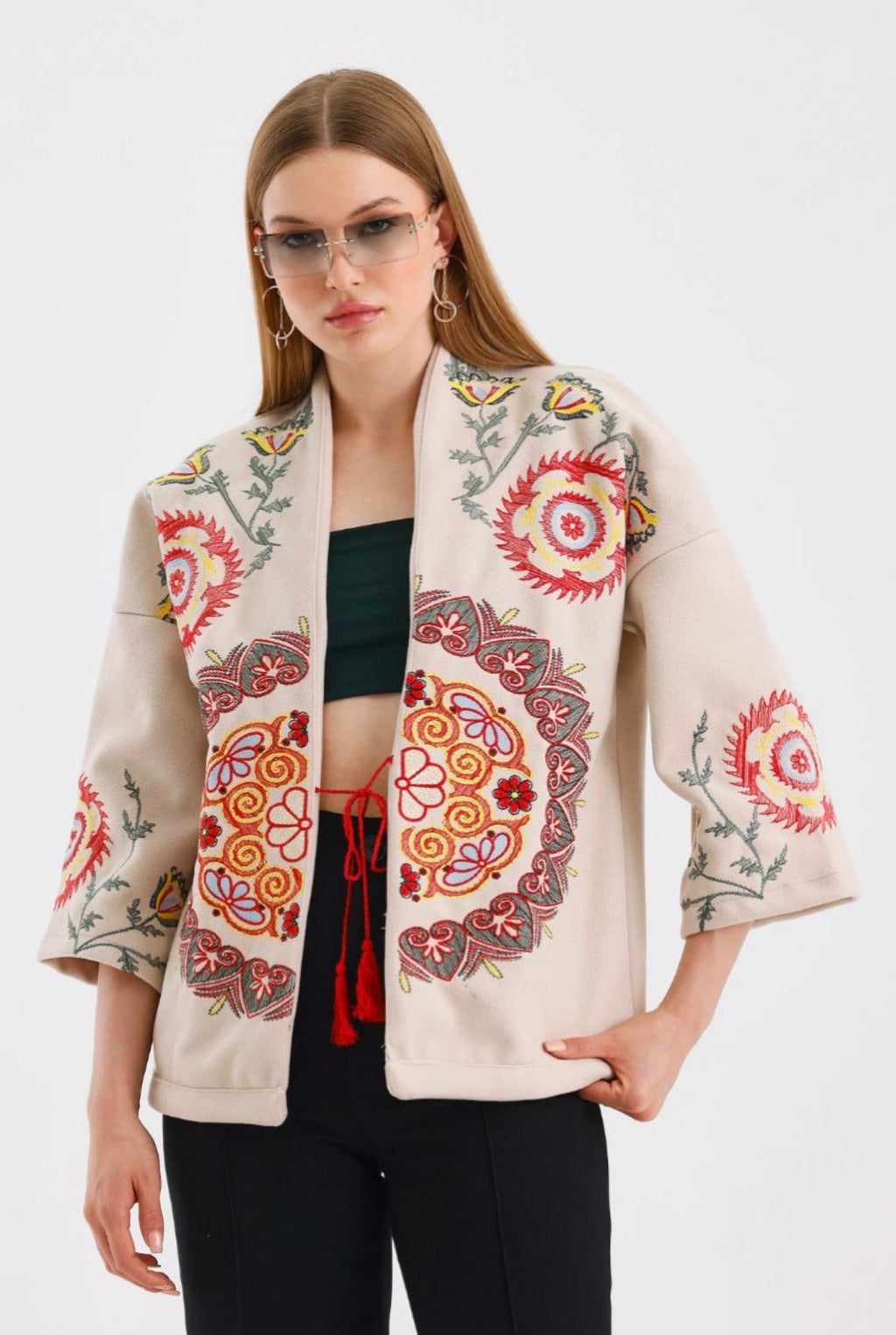 Women’s Embroidered Melton Jacket – Not Printed – Wholesale Pack (3 PCS / S-M-L)
