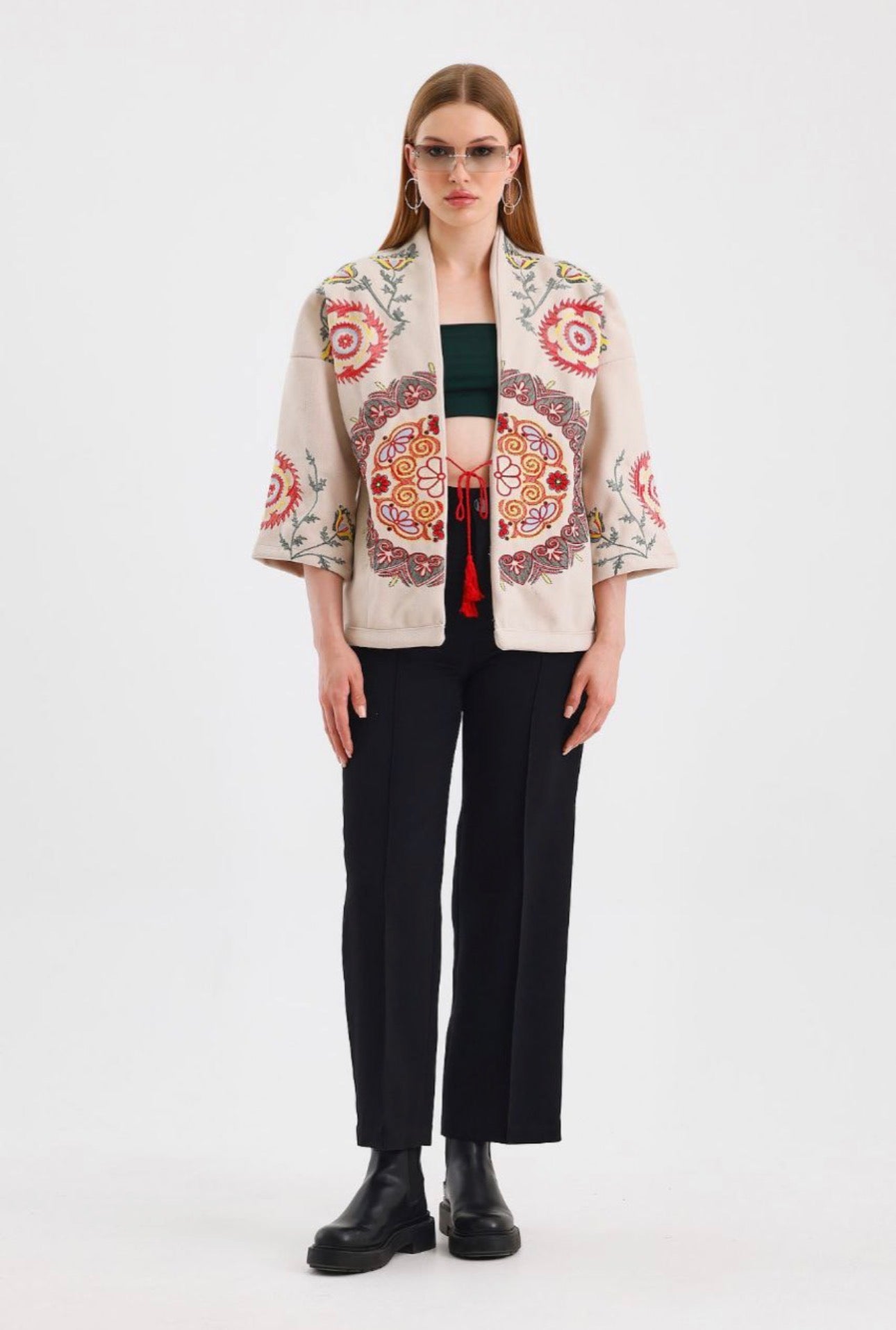 Women’s Embroidered Melton Jacket – Not Printed – Wholesale Pack (3 PCS / S-M-L)