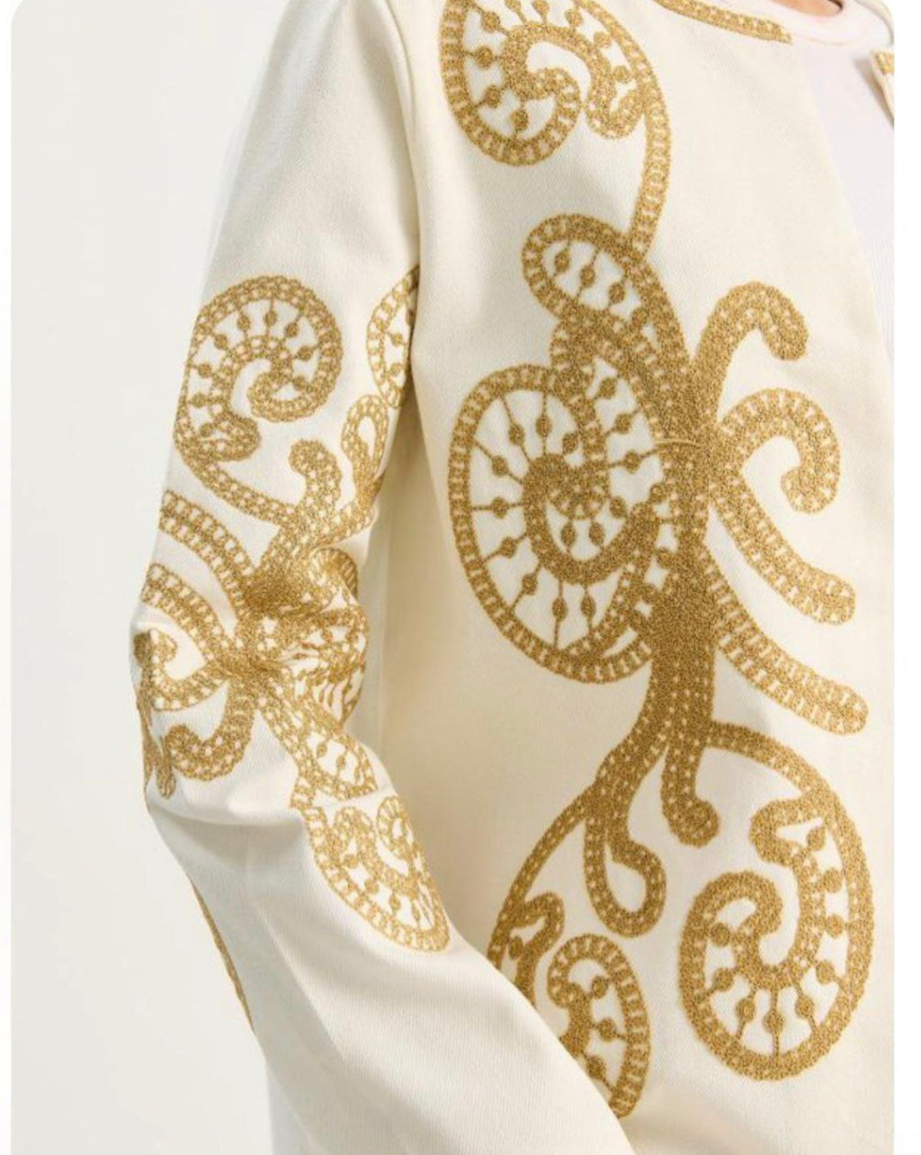 Women’s Embroidered Cotton Jacket – Not Printed – Wholesale Pack (3 PCS / S-M-L)