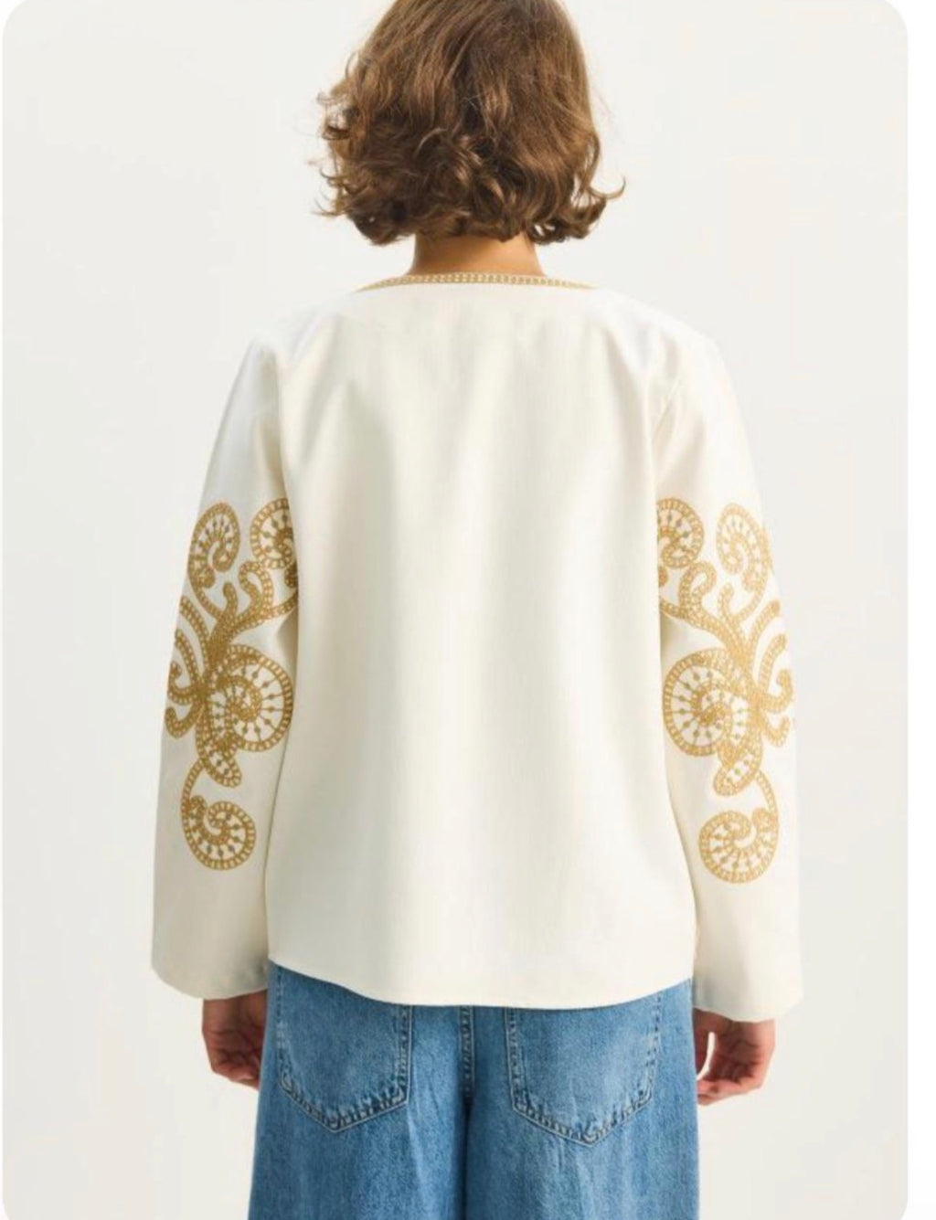 Women’s Embroidered Cotton Jacket – Not Printed – Wholesale Pack (3 PCS / S-M-L)